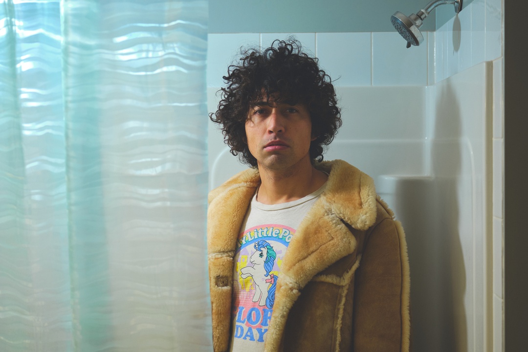 Editorial portrait of man in shearling coat — Calgary photographer